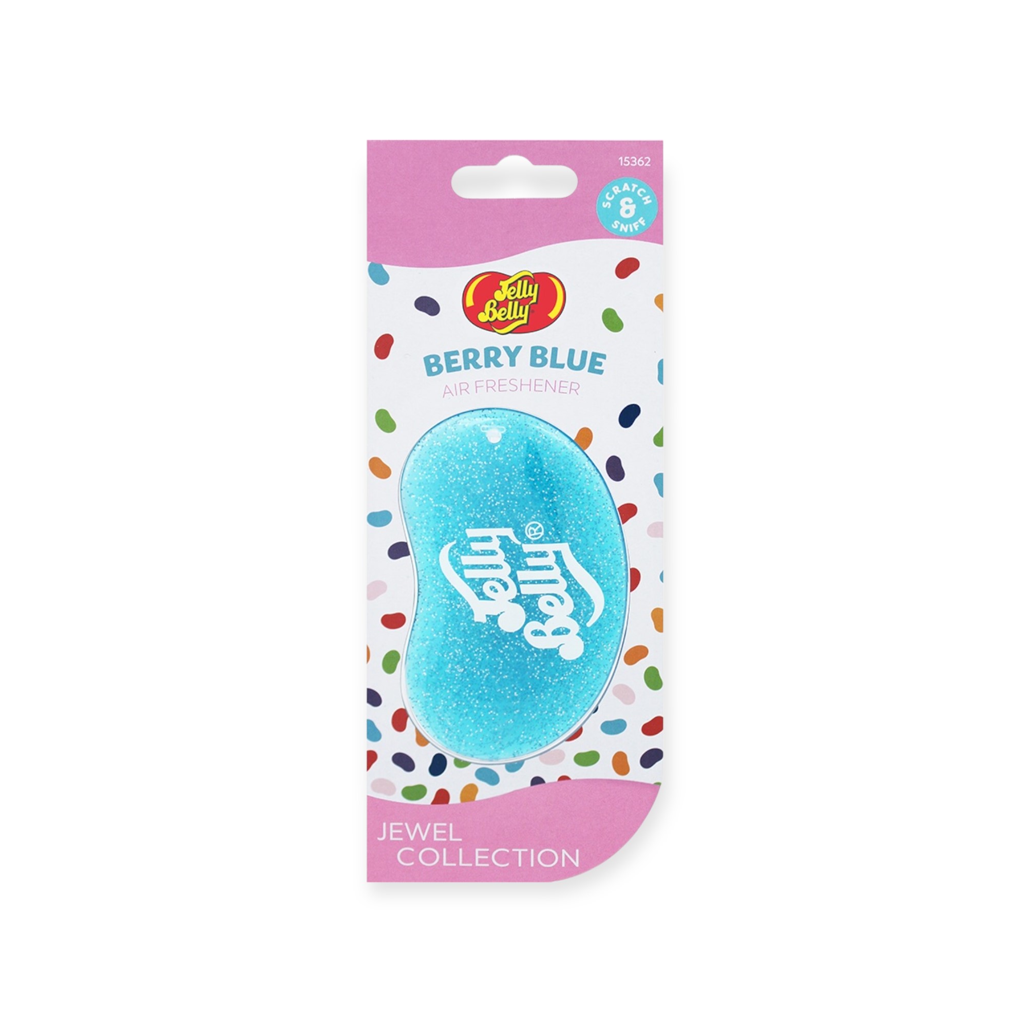 Jelly Belly Car Air Freshener 3D - Berry Blue